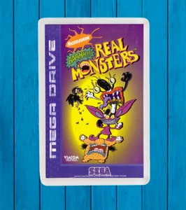 AAAHH!!! REAL MONSTERS SEGA MEGADRIVE FRIDGE MAGNET IMAN NEVERA - Imagen 1 de 1