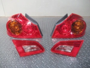 NIssan Skyline V36 4dr Sedan 08-14 Genuine Tail Lights Rear Lamps set JDM - Picture 1 of 6
