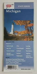 Road Map Michigan State Series AAA 2002 Folding Paper Travel Routes - Picture 1 of 6