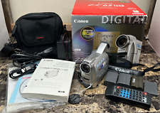 Canon Mini DV Digital Video Camcorder 20x/400x ZR65MC & Accessories WORKS!