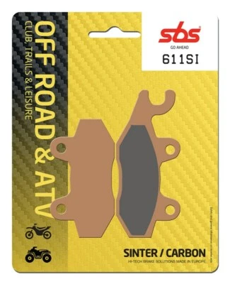 SBS 611SI PASTIGLIE FRENO ANTERIORE SINTER HONDA CMX C REBEL 250 1997-2005 Foto 1 de 4