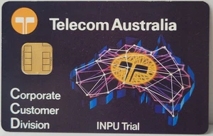 Australia Telecom Gemplus chip INPU prueba de campo interno 1992 (GEM RC1) - Imagen 1 de 2