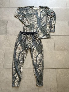 Sitka Mothwing Mimicry 2.0 Camo Hunting Base Layer Camouflage Full Suit Mens L - Picture 1 of 24