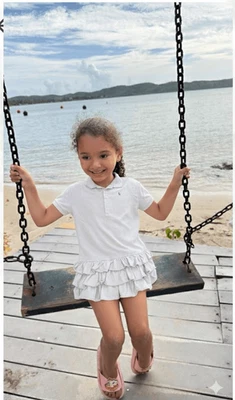 Ralph Lauren lavander Mesh Polo Dress size M - Image 1 of 4