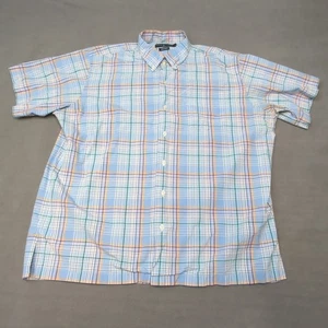 Ralph Lauren Hemd Kurzarm Large kariert blau Button Down Bob Camp Vintage - Bild 1 von 6
