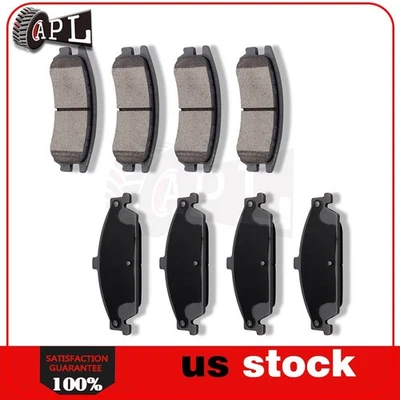 Pastillas de freno delanteras + traseras de cerámica para Pontiac Grand Am Oldsmobile Alero 1999-2004 Foto 1 de 4