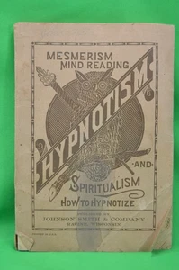 Vintage Hypnotism Mesmerism Mind Reading Johnson Smith & Comp,Early 1900s - Foto 1 di 4