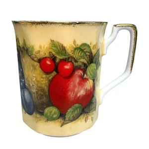 Taza taza vintage Queen's Fine Bone China serie fruta antigua 8 OZ - Imagen 1 de 8