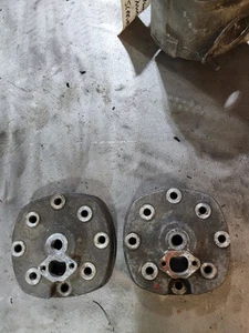 Vintage Kawasaki Snowmobile Invader 440 Cylinder Heads John Deere Liquifire - Picture 1 of 9