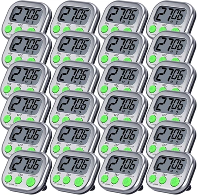 24 шт. цифровые кухонные таймеры магнитные задние таймеры оптом большой экран громкая сигнализация  - Изображение 1 из 4