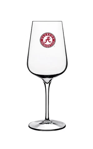 Unv of Alabama "BAMA" Wine Glass Licensed by The Memory Company NEW Cover