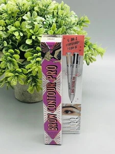 Lápiz de cejas Benefit Brow Contour Pro 4 en 1 marrón negro claro nuevo en caja - Imagen 1 de 5