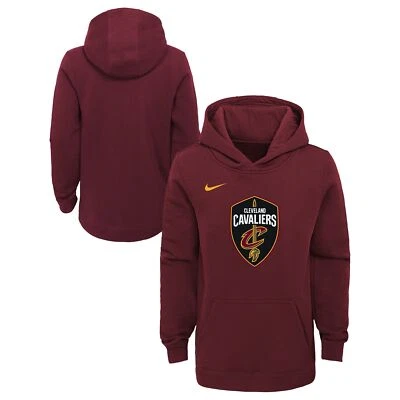 Nike NBA Juvenil Cleveland Cavaliers Warriors Essential Pullover Sudadera con Capucha, Borgoña Foto 1 de 3