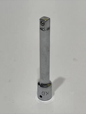 "Extensión de zócalo K-D EE. UU. 1/4"" X 3"" 71 1203 unidad cromada herramienta KD de colección" Foto 1 de 2