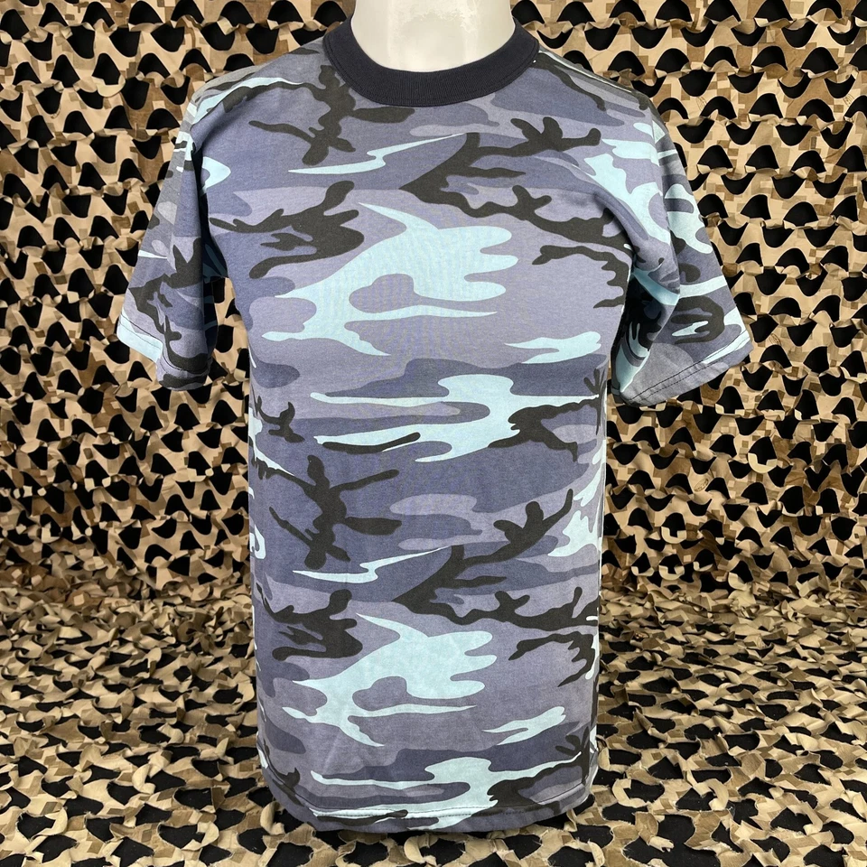 NOVA Camiseta Rothco Manga Curta - Azul Urbano - X-Grande - Imagem 1 de 4