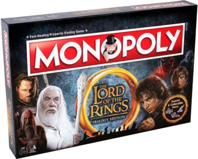 Monopoly The Lord of the Rings Trilogy Edition Family Board Game (BRAND NEW) - Image 1 of 4
