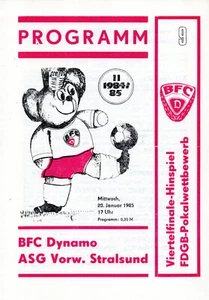20.1.85 BFC Dynamo- Vorwärts Stralsund - Bild 1 von 1