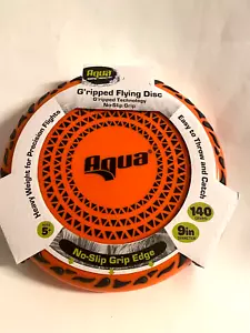 *NEW* Aqua G'ripped Flying Disk No Slip Heavy Weight Precision Frisbee Ages 5+ - Picture 1 of 2