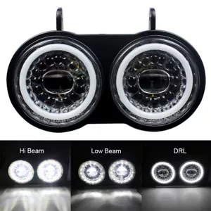 For 2003 2004 2005-2010 Buell XB9S XB12S LED Headlight Front Headlamp Hi-Lo DRL - Bild 1 von 12