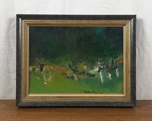 Grüne Landschaft, Original Ölgemälde, zeitgenössisch, ukrainischer Künstler Zhalobnyuk - Bild 1 von 9