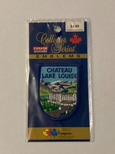 Chateau Lake Louise - besticktes Wappen - Souvenir of Alberta, Kanada - Bild 1 von 2