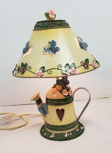 Ting Shen Lamp Small Table Watering Can with Flowers works TS-09C - Picture 1 of 9