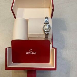 Omega Deville Watch Women's Silver Dial Swiss Made Round Vintage
