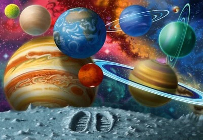 Ravensburger Stepping Into Space 24 Piece Jigsaw Puzzle - Image 1 of 2