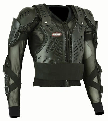 Body Armour Motorcycle Motorbike Motocross spine Protector Guard Bionic Jacket  - Image 1 of 4