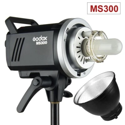 Godox MS300 Studio Flash Strobe 300W GN53 5600K For Bowens Mount Monolight 2.4G - Image 1 of 4