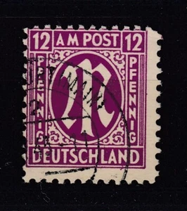 V. AM Post American Print 7 z II Plate Error Checked Hettler oo - Picture 1 of 2