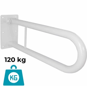 Mango Plegable Mango para Baño Accesible Personas Mayores Blanco 50 cm DN 32mm - Imagen 1 de 7