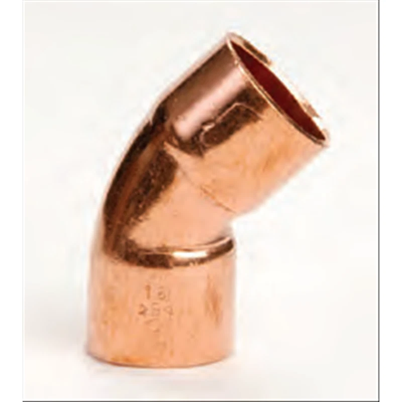 CURVA 45° RAME BANNINGER A SALDARE F/F D 14 - Immagine 1 di 1