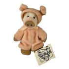 Vintage Ganz Wee Bear Village Mudford in Pig Costume 1999 Stuffed Animal 5.5 in