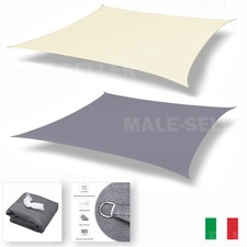 Tenda a vela quadrata ombreggiante mt 2 3 4 o 5 mt telo ombra giardino parasole
