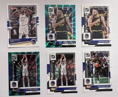 Lote de 16 baloncesto Golden St Warriors Donruss - Curry, Green, Thompson, Más Foto 1 de 4