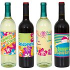 Unique Party Summer Wine Bottle Label (Pack of 4) SG25932