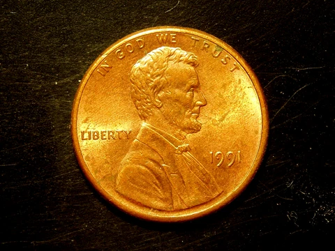 1991  AU LINCOLN MEMORIAL CENT #1 Cover