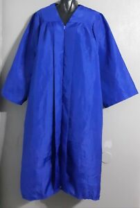 Jostens Royal Blue Graduation Gown Robe BDG Collection Zipper Front 5'7" - 5'9"
