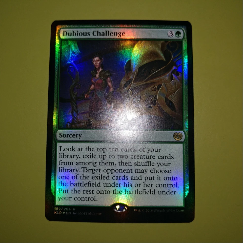 FOIL Dubious Challenge x1 Kaladesh 1x MTG Magic the Gathering - Image 1 of 1