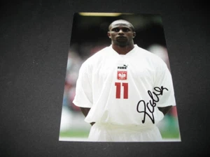 Emmanuel Olisadebe Polen WM 2002 Foto ORIGINAL - Bild 1 von 1