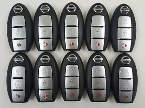 ORIGINAL LOT OF 10 NISSAN 15-18 OEM SMART KEY LESS ENTRY REMOTE FOB 3-BUTTON USA - Picture 1 of 12