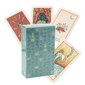 Green Glyphs Tarot Cards Board Game English Version - Bild 1 von 12