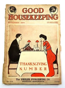 Antique 1904 GOOD HOUSEKEEPING Magazine from November '04 Monthly Mag ~ Nice - Picture 1 of 18