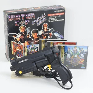 Sega Saturn VIRTUA COP Gun Controller Special Pack Boxed Work for CRT TV Only 25 - Picture 1 of 11
