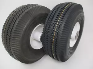 2 Genuine Toro 105-3471 Front Mower Deck Tire Wheel & Rim TimeCutter Lawnmower - Picture 1 of 5