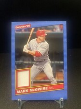 Mark McGwire 2020 Donruss 1986 Retro Jersey Patch Relic Cardinals BIG MAC