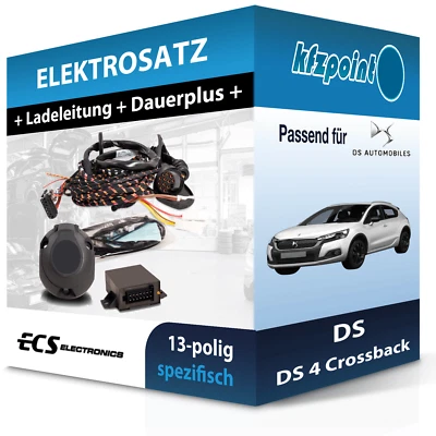 Für DS DS 4 Crossback 07.2015-12.2018 ECS E-Satz 13polig fahrzeugspezifisch NEU - Bild 1 von 2