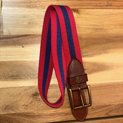 Cinturón Southern Tide Talla 30 Pez Azul Hombre Informal Pesca Cuero Marrón Foto 1 de 2