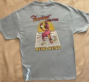 The Flamingo Tshirt Vintage RENO NV Casino Strip Retro Unisex Y2K Vintage Gr. L - Bild 1 von 7